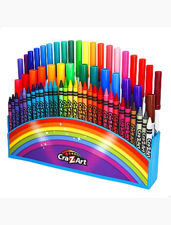 Set de 64 crayons de couleur et feutres cra-z-art