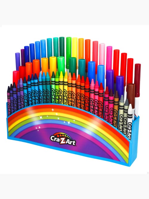Set de 64 crayons de couleur et feutres cra-z-art - Kiabi