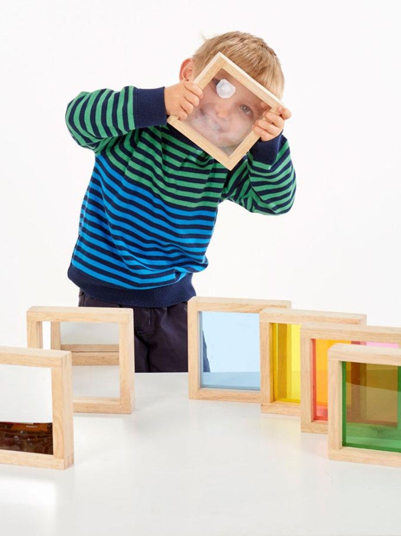 Set de 7 blocs en bois Multicolore - Kiabi