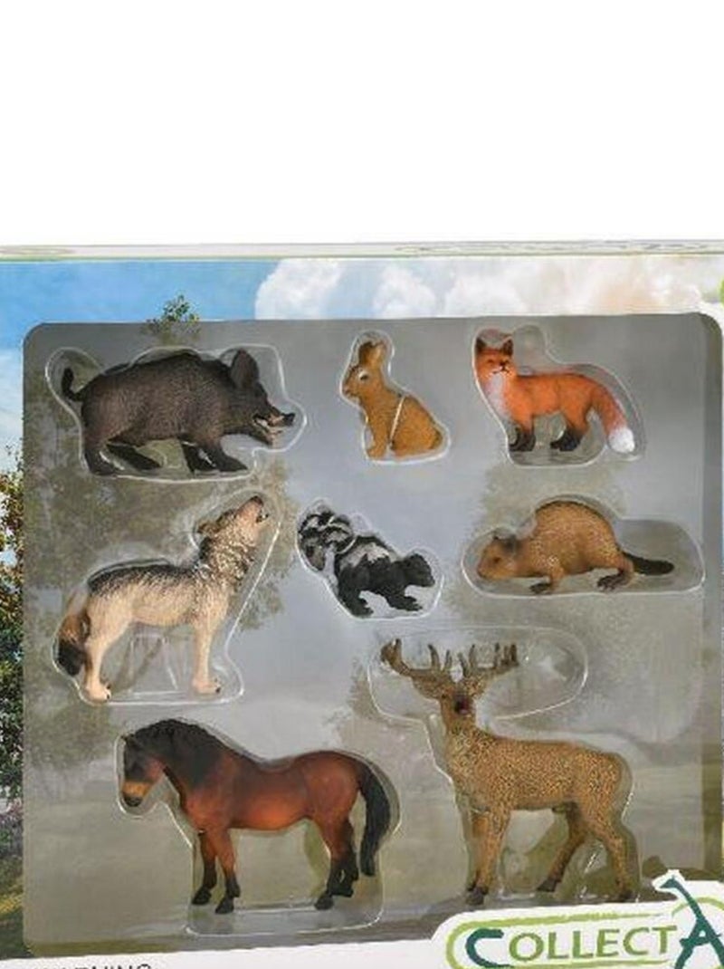 Set de 8 figurines : Animaux de la ferme N/A - Kiabi
