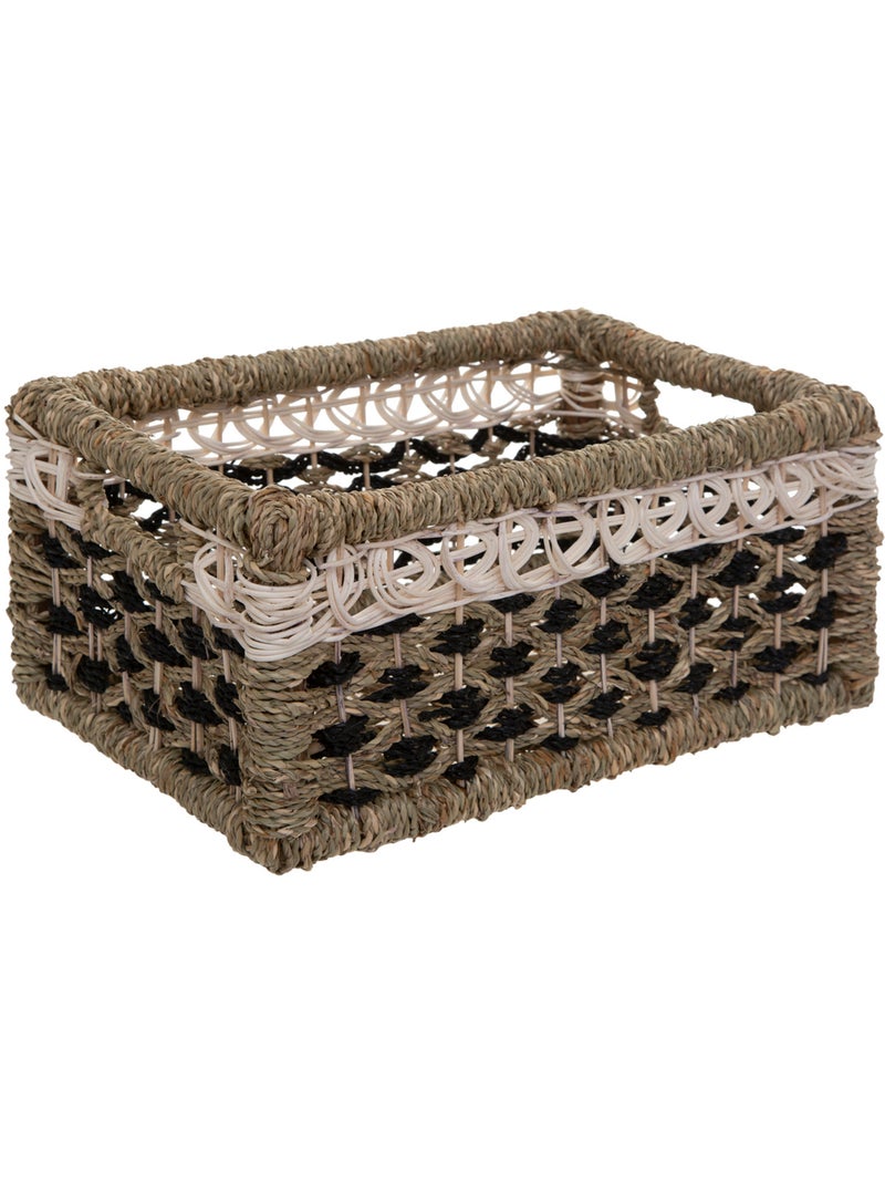 Set de 8 paniers rectangulaires ENRICO Marron - Kiabi