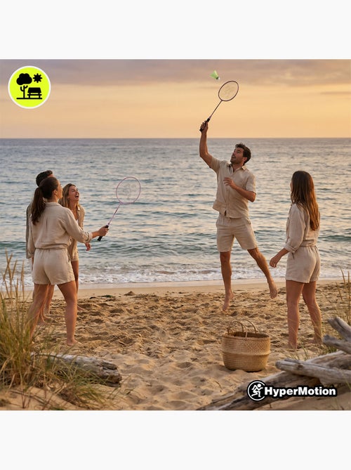 Set de badminton hypermotion – 2 raquettes, 1 volant - Kiabi