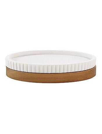 Set de bain en polyrésine Niagara blanc 4 pièces