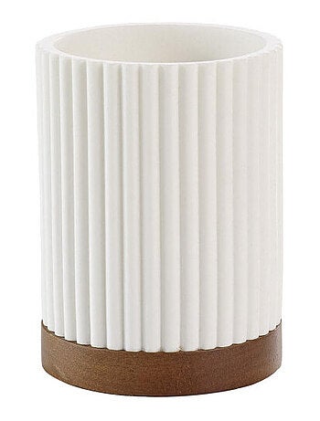 Set de bain en polyrésine Niagara blanc 4 pièces