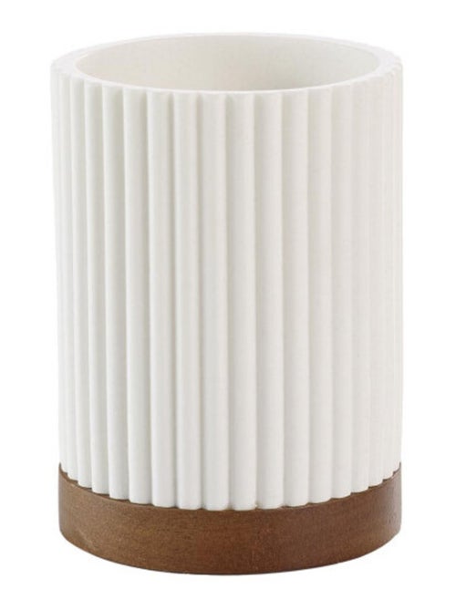 Set de bain en polyrésine Niagara blanc 4 pièces - Kiabi Set de bain en polyrésine Niagara blanc 4 pièces - Kiabi