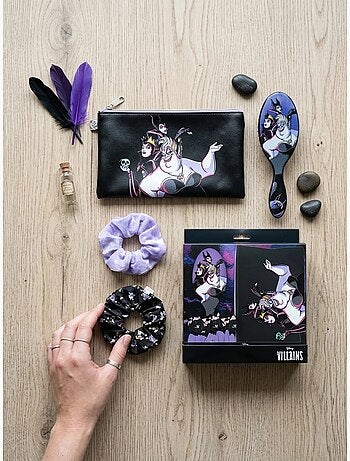 Set de beauté coiffure 4 pièces disney villains