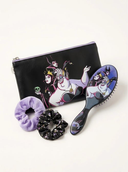Set de beauté coiffure 4 pièces disney villains - Kiabi