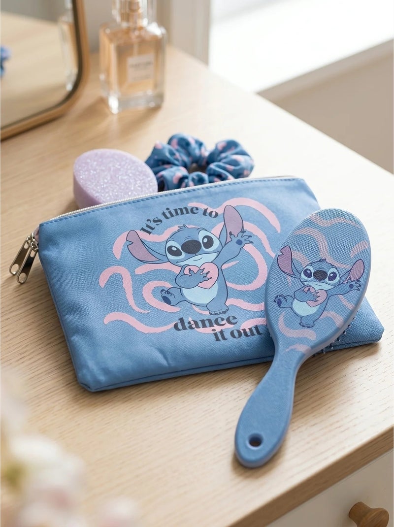 Set de beauté coiffure 4 pièces stitch disney Bleu - Kiabi