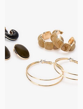 Set de boucles d'oreilles nicole penti