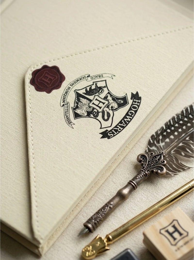Set de calligraphie stylo plume et papeterie chouette Harry Potter Warner Bros Rouge - Kiabi