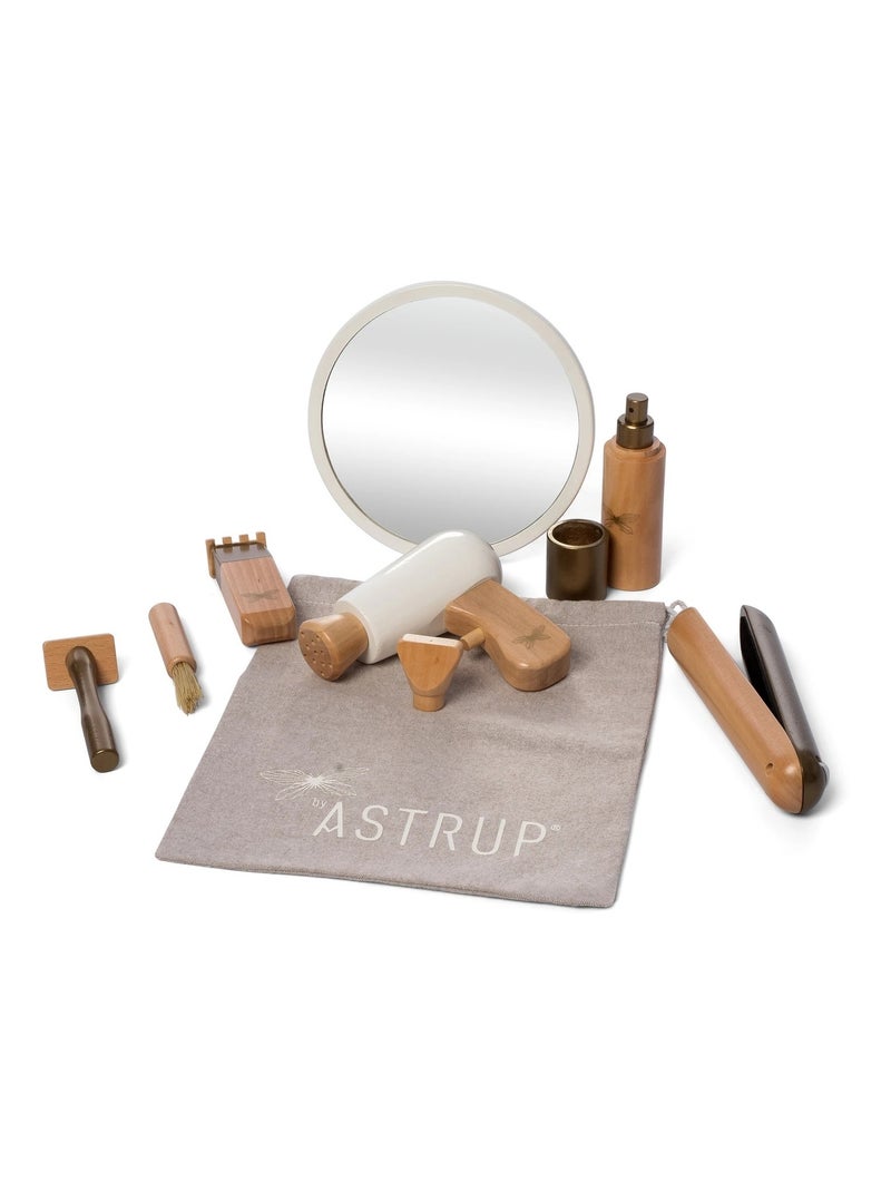 Set de coiffeur - 9 pièces Beige - Kiabi