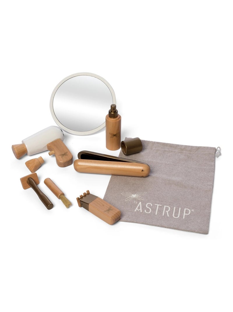 Set de coiffeur - 9 pièces Beige - Kiabi