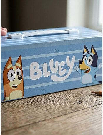 Set de coloriage avec mallette de transport bluey