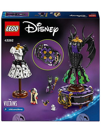 Set de Construction LEGO Disney : Les Robes de Maléfique et Cruella D'Enfer - 43262