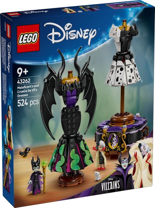 Set de Construction LEGO Disney : Les Robes de Maléfique et Cruella D'Enfer - 43262 - Kiabi