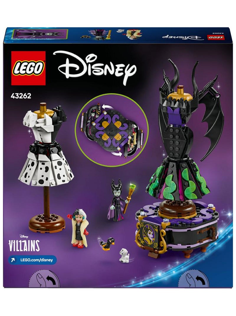 Set de Construction LEGO Disney : Les Robes de Maléfique et Cruella D'Enfer - 43262 Rouge - Kiabi