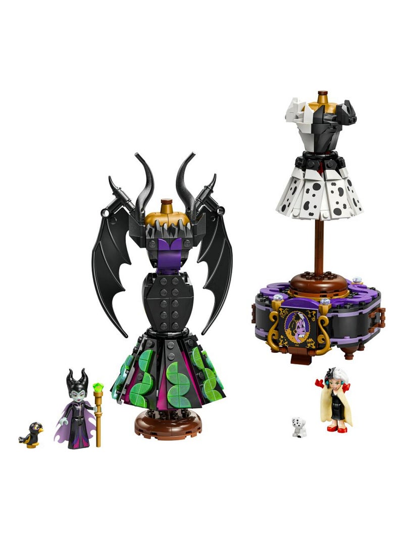 Set de Construction LEGO Disney : Les Robes de Maléfique et Cruella D'Enfer - 43262 Rouge - Kiabi