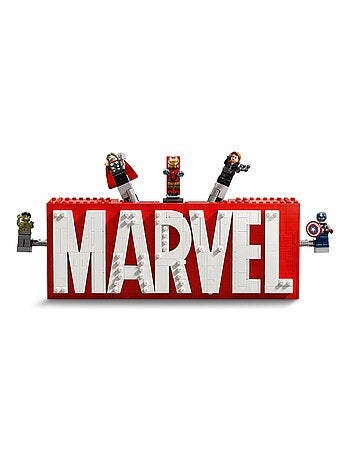 Set de Construction LEGO Marvel Logo avec Super-Héros - 76313