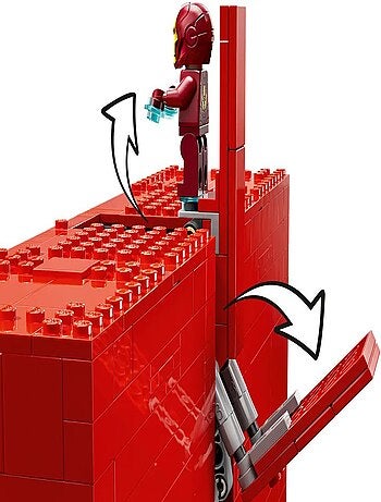 Set de Construction LEGO Marvel Logo avec Super-Héros - 76313