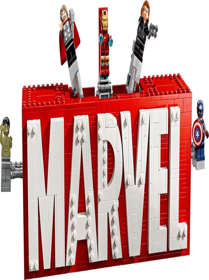 Set de Construction LEGO Marvel Logo avec Super-Héros - 76313 Rouge - Kiabi