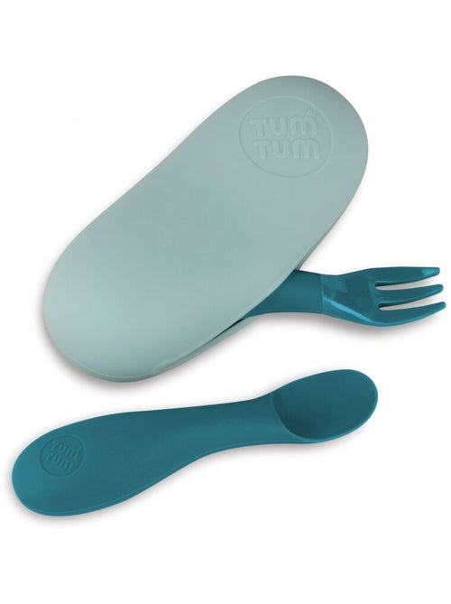 Set de couverts en silicone Bleu - Kiabi