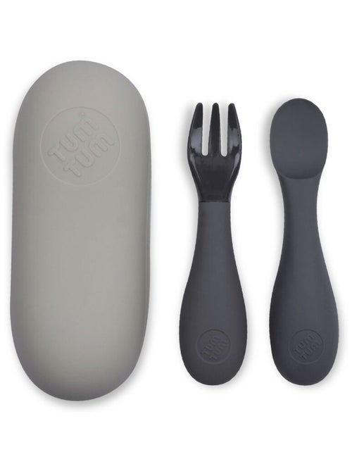 Set de couverts en silicone Gris - Kiabi