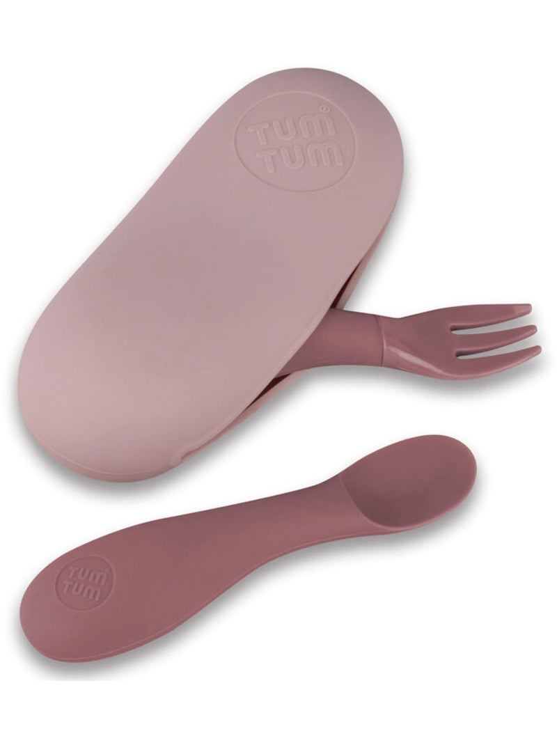 Set de couverts en silicone Rose Rose - Kiabi