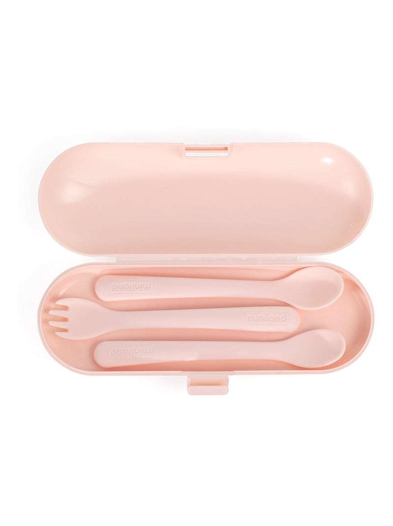 Set De Couverts Enfant Picneat Candy Miniland Rose - Kiabi