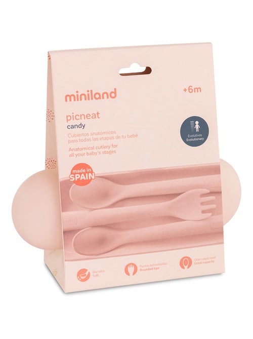 Set De Couverts Enfant Picneat Candy Miniland - Kiabi