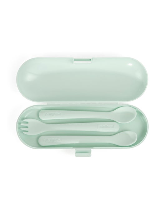 Set De Couverts Enfant Picneat Mint Miniland - Kiabi