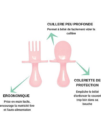 Set de couverts ergonomiques d'apprentissage