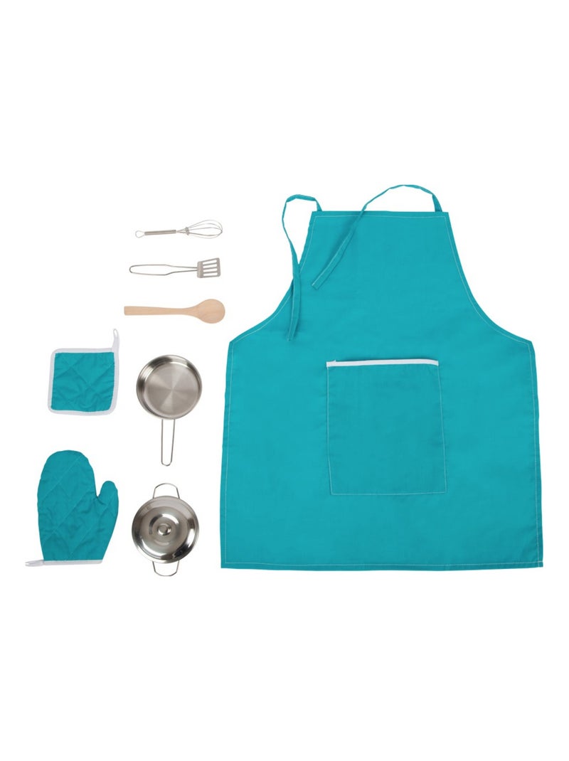 Set de cuisine avec tablier Bleu - Kiabi