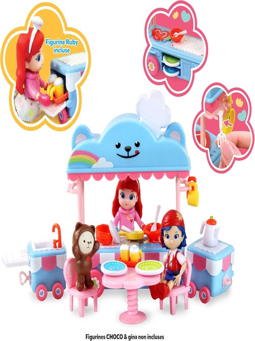 Set De Cuisine Mobile Rainbow Ruby + Figurines - Silverlit - Kiabi