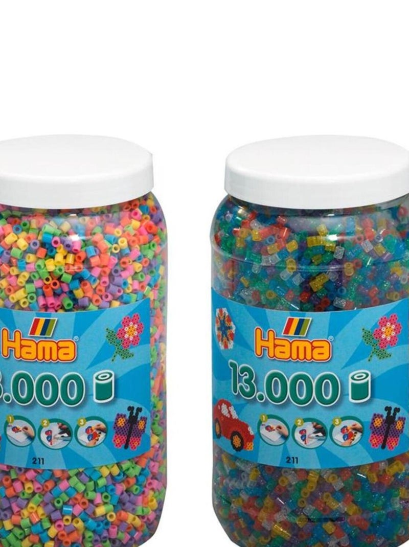 Set de deux pots de perles à repasser (env. 26000) N/A - Kiabi