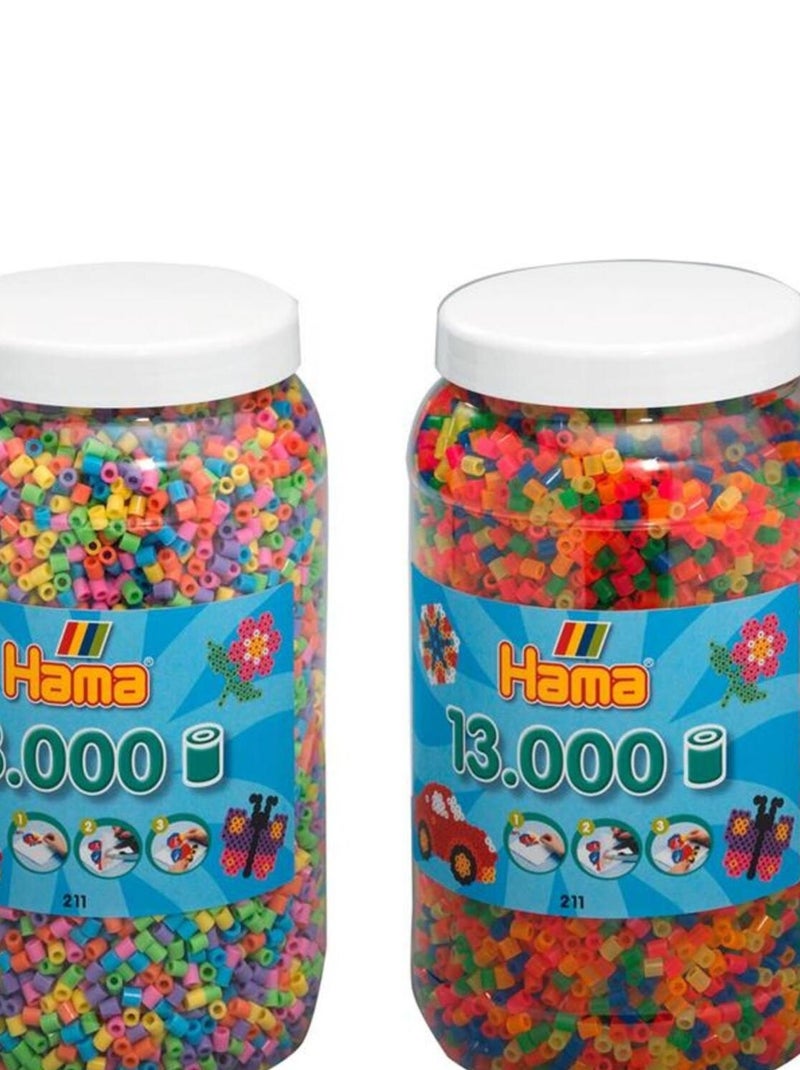 Set de deux pots de perles à repasser (env. 26000) N/A - Kiabi