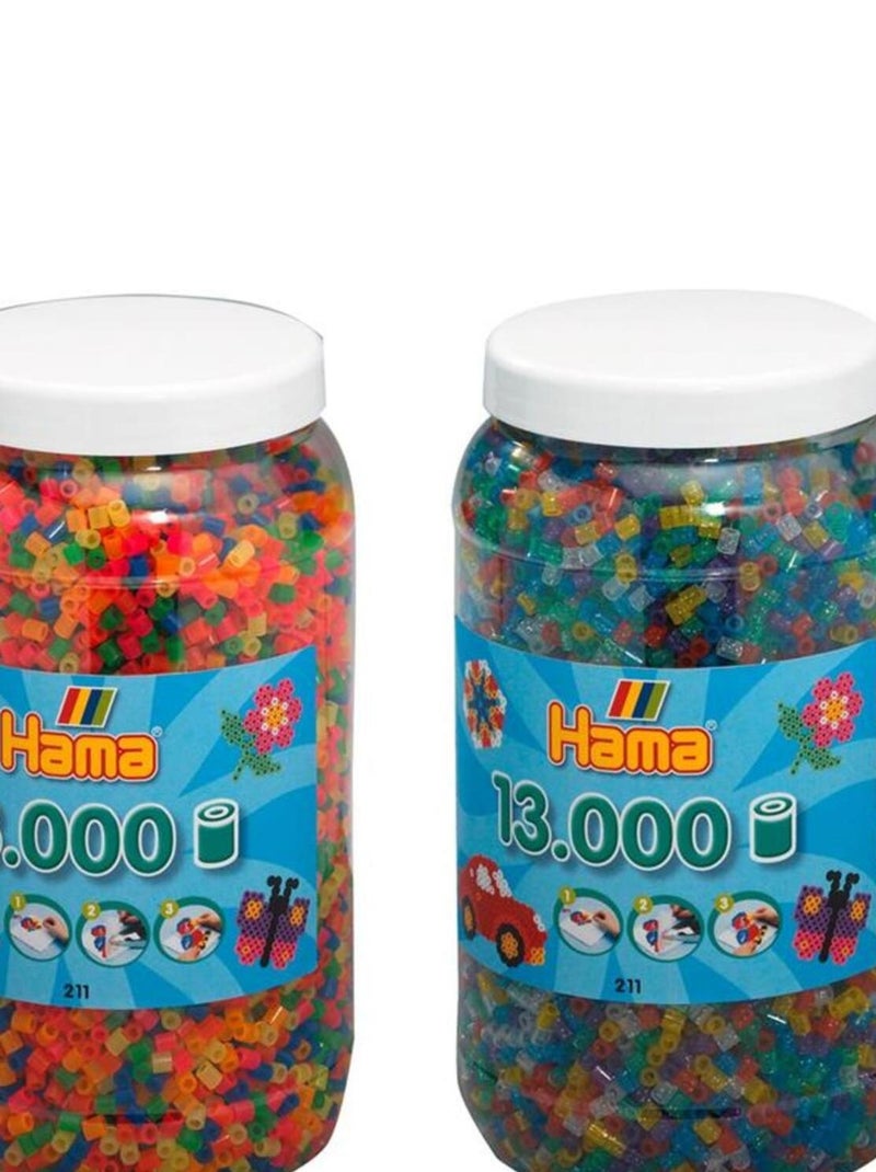 Set de deux pots de perles à repasser (env. 26000) N/A - Kiabi
