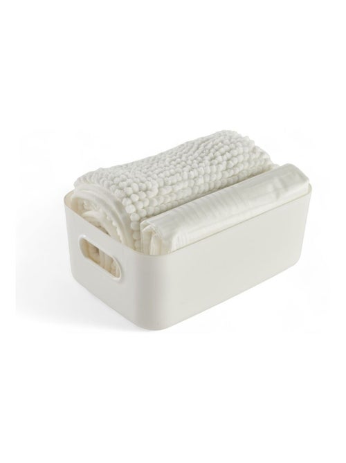 Set de douche 3 accessoires rideau tapis panier BATHROOM - Kiabi
