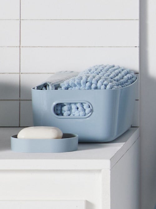 Set de douche 3 accessoires rideau tapis panier BATHROOM - Kiabi