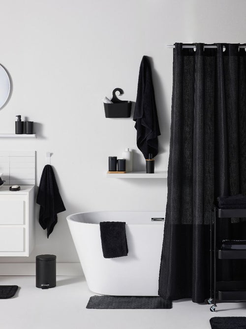 Set de douche panier + rideau de douche + tapis de douche - Kiabi