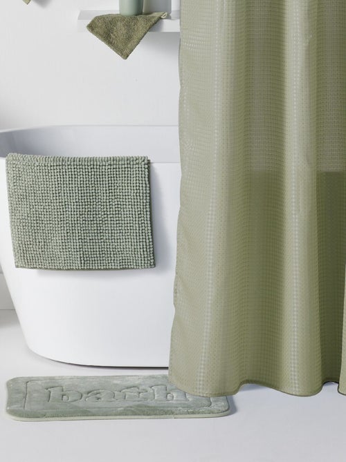 Set de douche panier + rideau de douche + tapis de douche - Kiabi