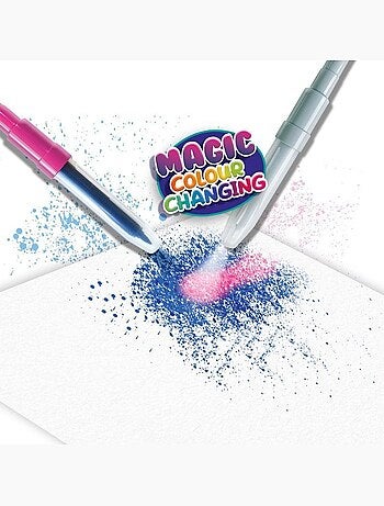 Set de feutres aérographes : Blow airbrush pens : Changement de couleur magique