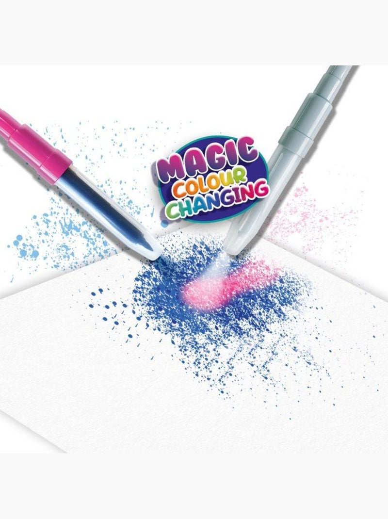 Set de feutres aérographes : Blow airbrush pens : Changement de couleur magique N/A - Kiabi
