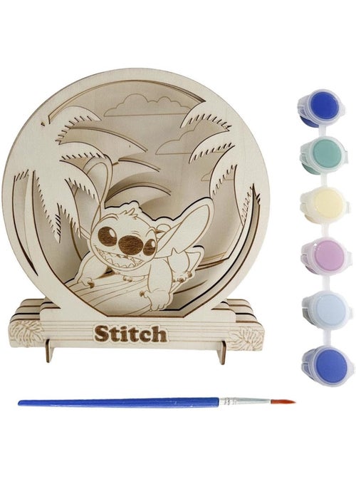Set de figurines à peindre - Stitch -  Disney - Bois - Activités créatives pour enfants - Kiabi