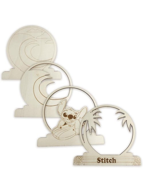 Set de figurines à peindre - Stitch -  Disney - Bois - Activités créatives pour enfants - Kiabi