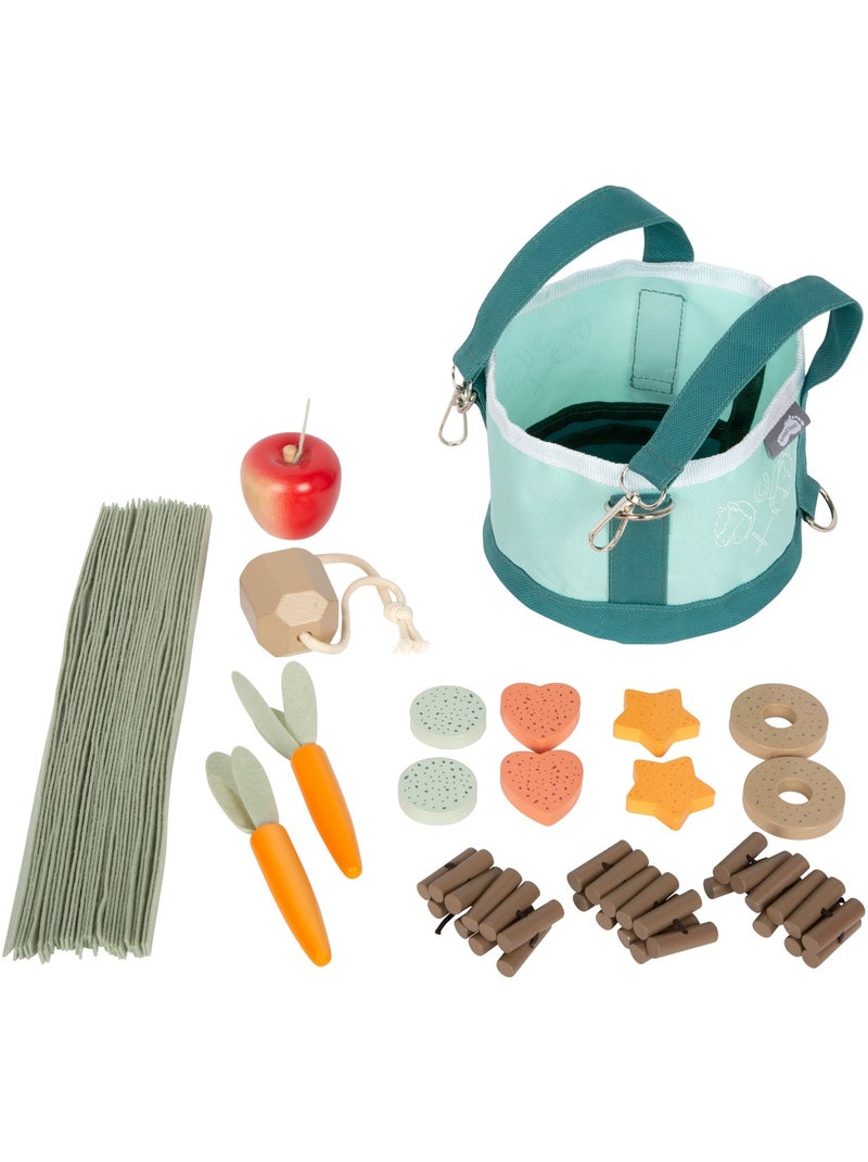 Set de fourrage pour chevaux avec sac Bleu - Kiabi