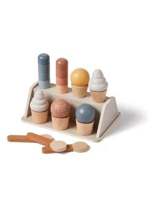 Set de glaces en bois contreplaqué de bouleau