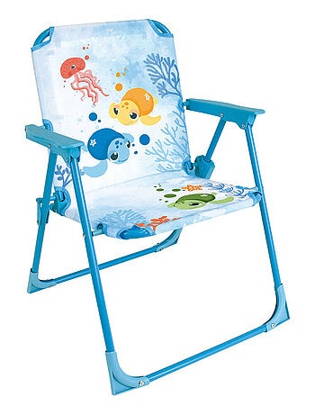 Set de jardin Ma Petite Carapace : 1 Table Ronde, 2 Chaises, 1 Parasol pour enfant