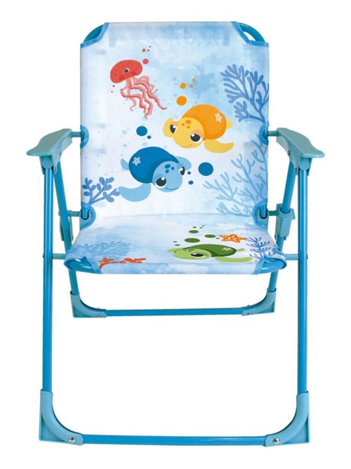 Set de jardin Ma Petite Carapace : 1 Table Ronde, 2 Chaises, 1 Parasol pour enfant - Kiabi