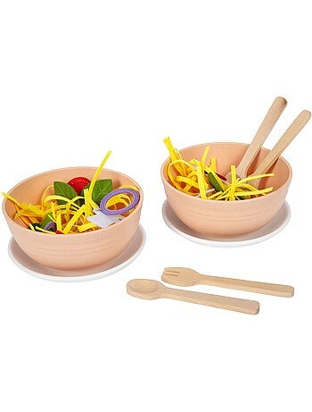 Set de jeu avec des pâtes