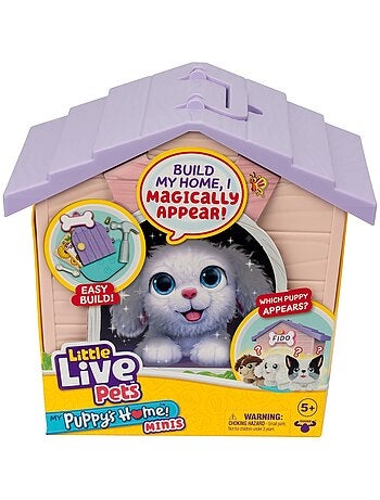 Set de jeu peluche et niche. Révélation surprise